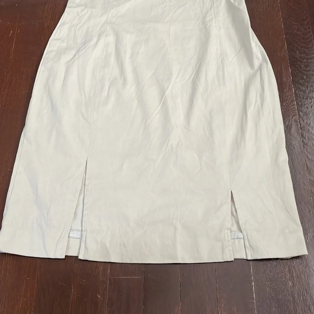 Women's Liz Claiborne Spaghetti Strap Dress With Slits And Built In Bra 10 - Picture 9 of 16